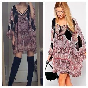Free people Marla Dreams chiffon dress sz XS